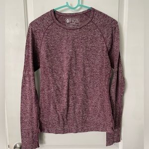 Figs Burgundy Underscrub medium